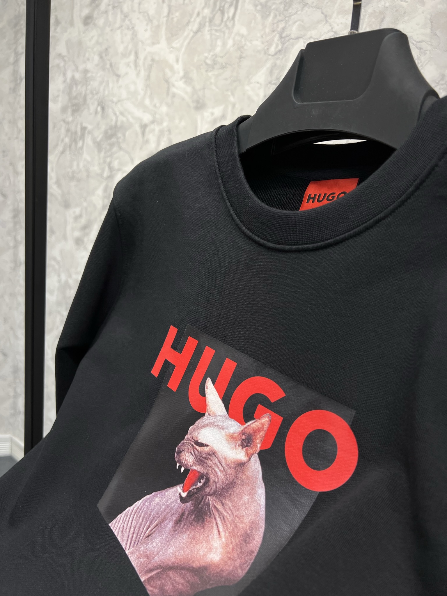 Erkek%20%20Slim%20Fit%20Siyah%20%20%20Sweatshirt%20%206324S