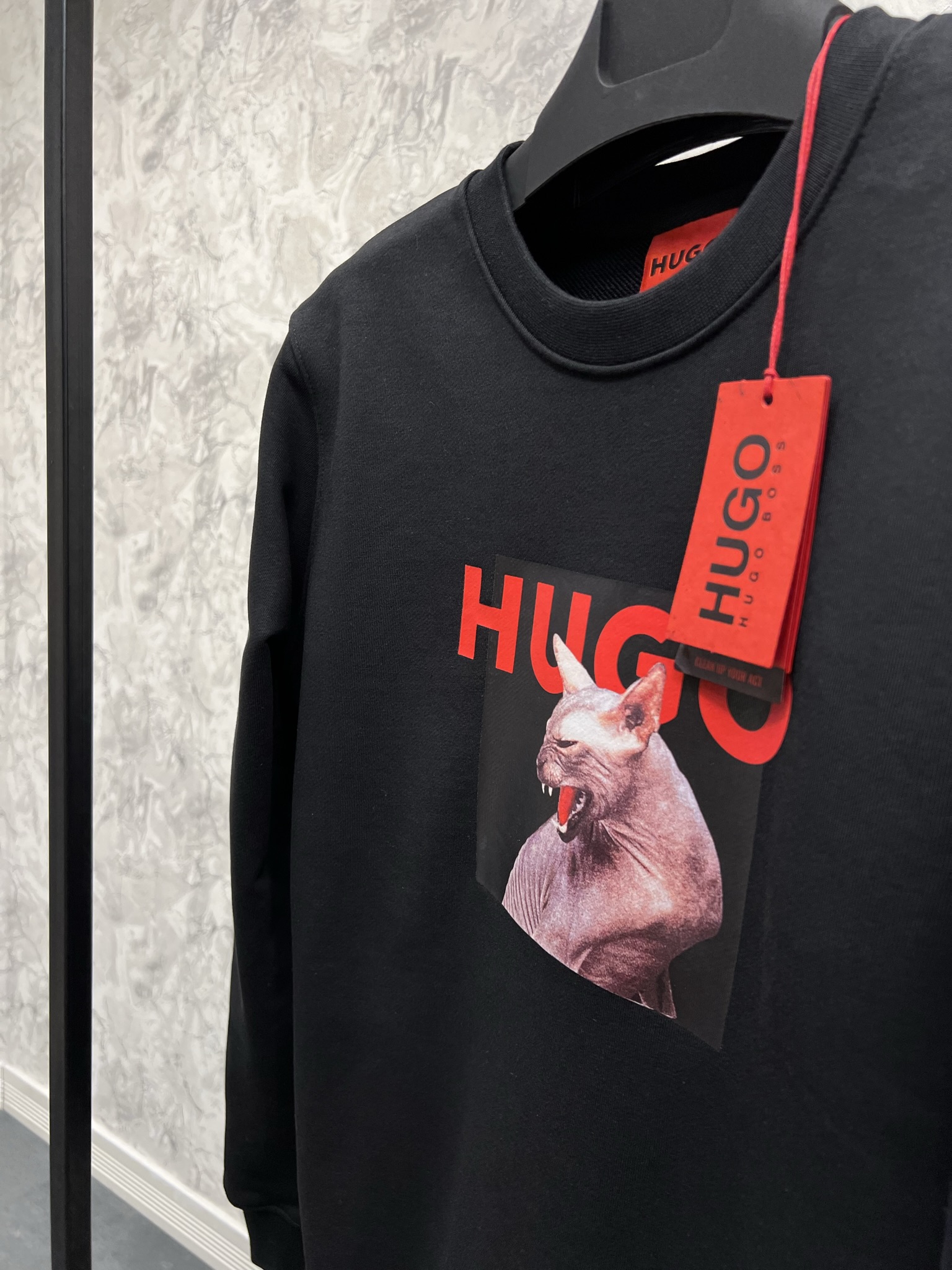Erkek%20%20Slim%20Fit%20Siyah%20%20%20Sweatshirt%20%206324S