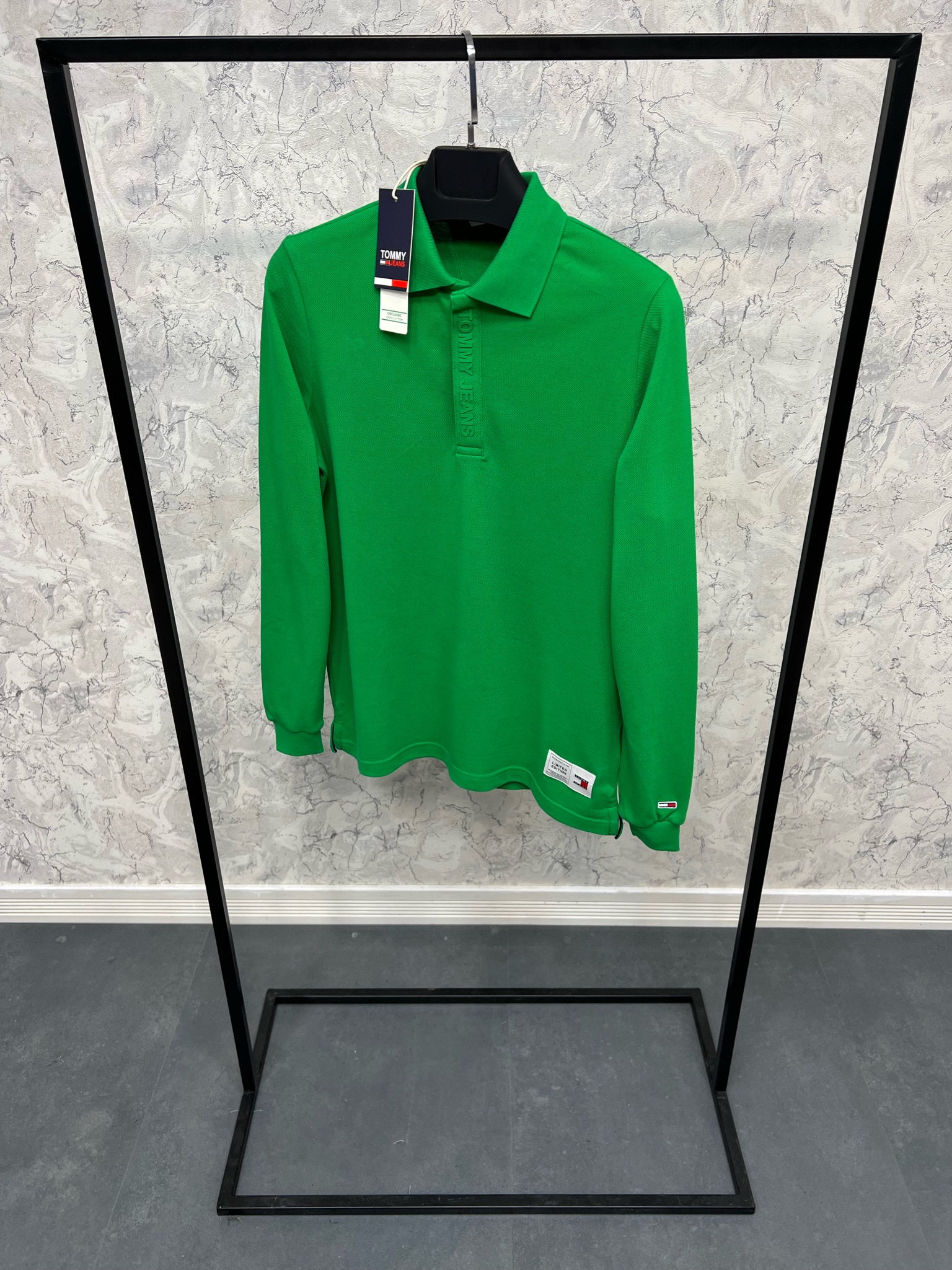 Erkek%20Normal%20%20Fit%20Yeşil%20%20Uzun%20Kollu%20%20Polo%20Yaka%209111Y