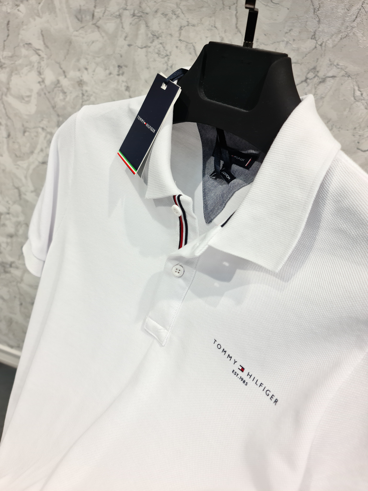 Erkek%20Normal%20%20Fit%20Beyaz%20%20%20%20Polo%20Yaka%20T-shirt%207072B
