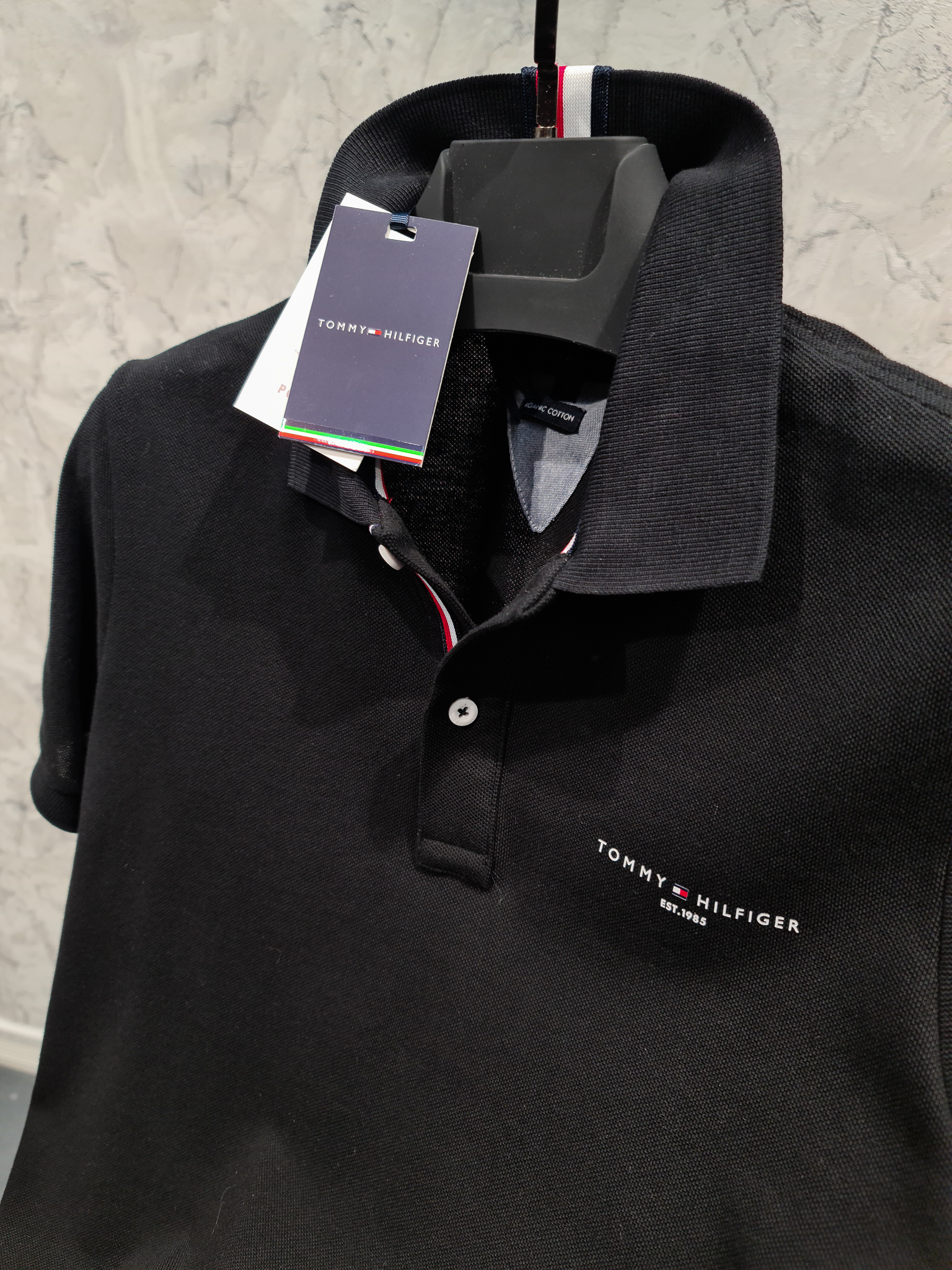 Erkek%20Normal%20%20Fit%20Siyah%20Polo%20Yaka%20T-shirt%207072S
