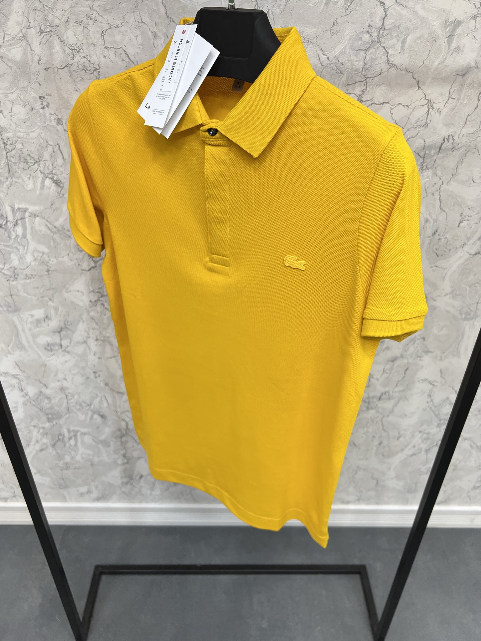 Erkek%20Paris%20Normal%20%20Fit%20Sarı%20%20Polo%20Yaka%20T-shirt%207025S
