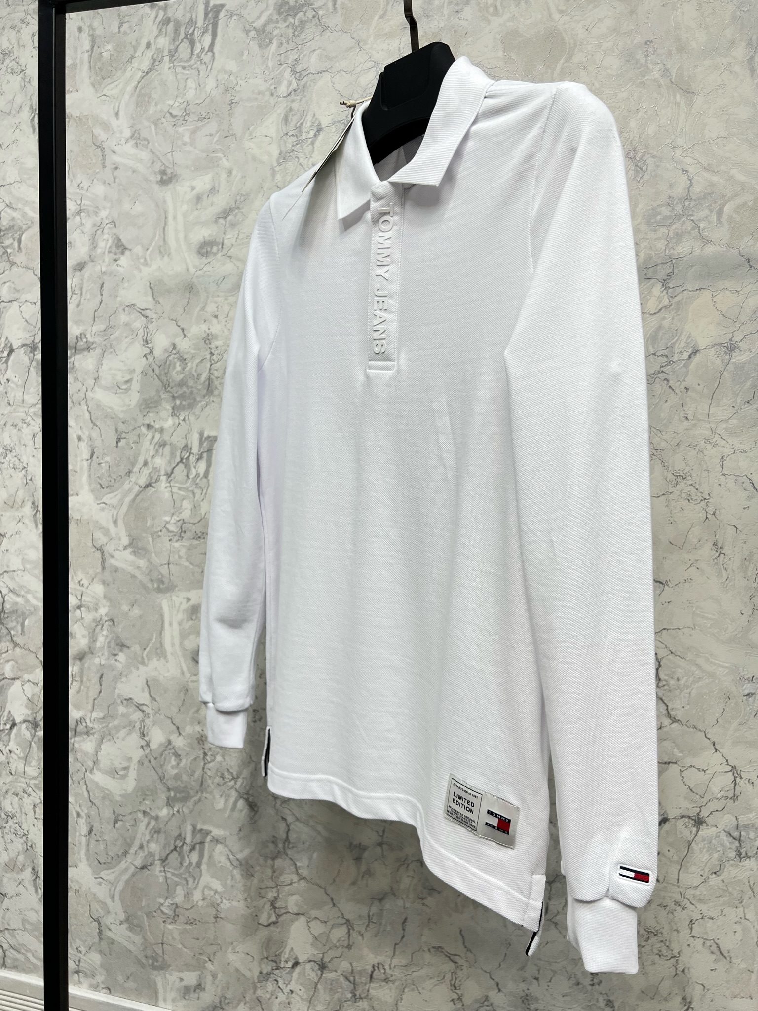 Erkek%20Normal%20%20Fit%20%20Beyaz%20%20Uzun%20Kollu%20%20Polo%20Yaka%209111B