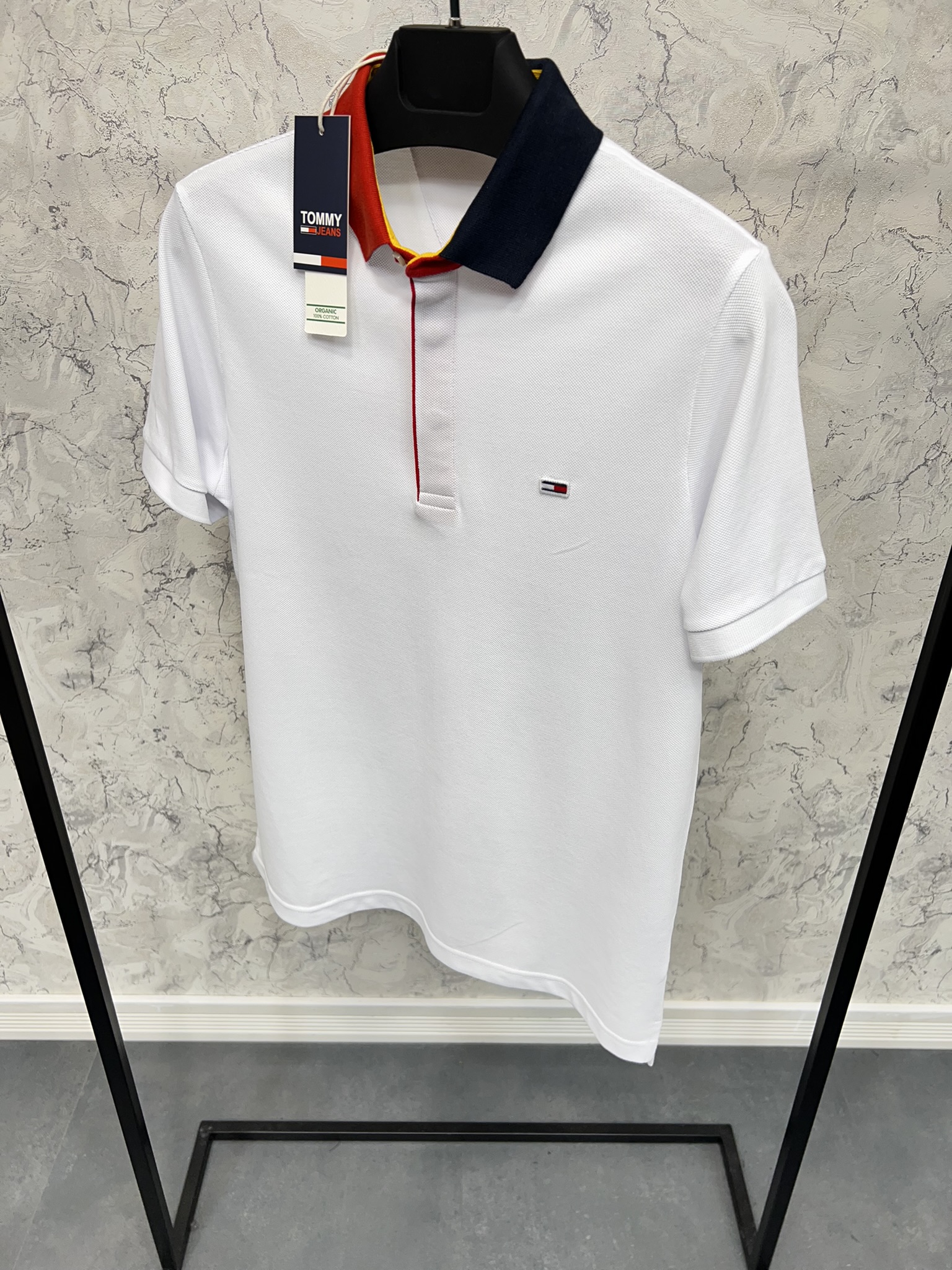 Erkek%20Normal%20%20%20%20Fit%20%20Beyaz%20%20Polo%20Yaka%20T-shirt%208011B