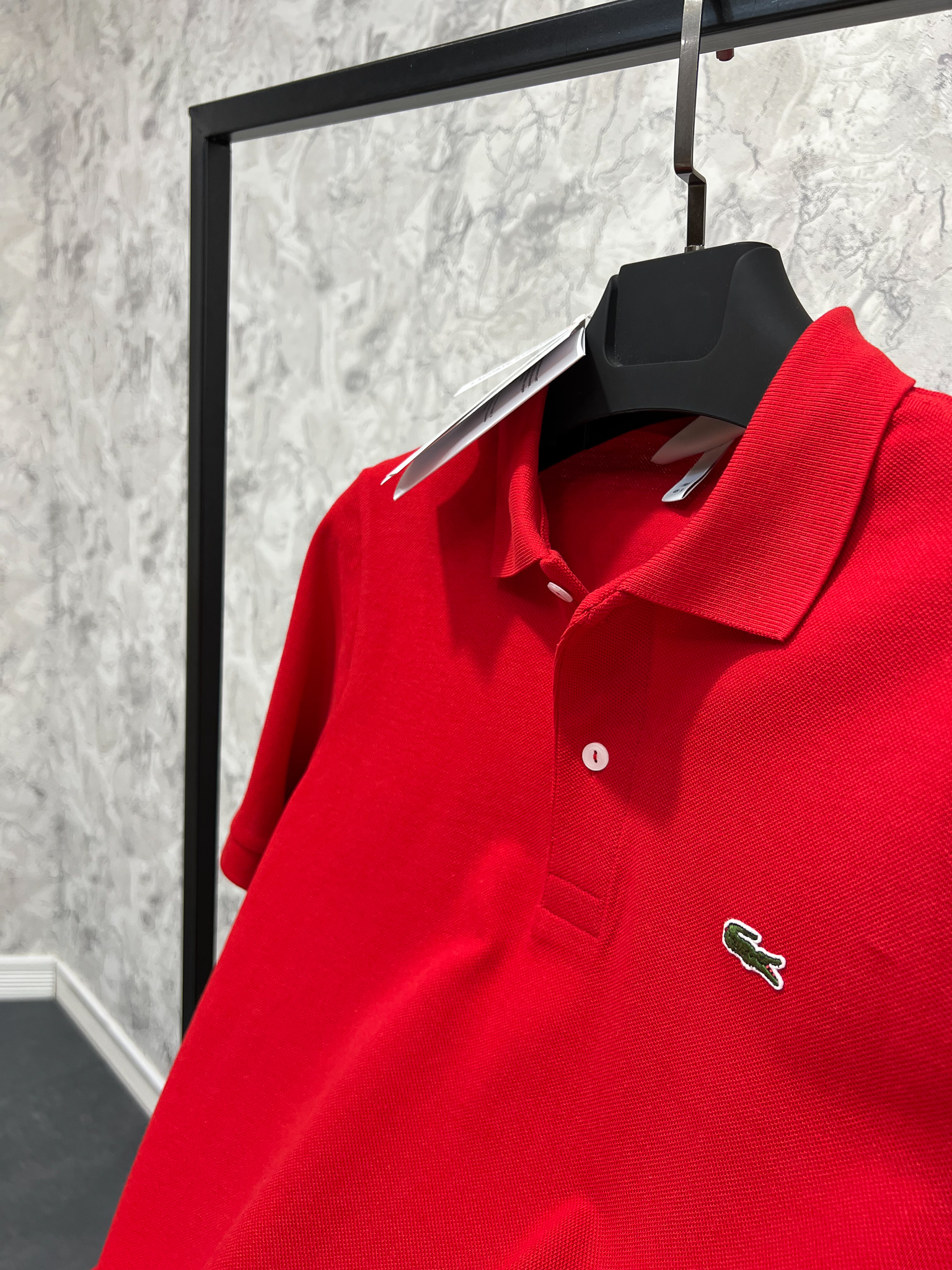 Erkek%20Normal%20%20Fit%20Kırmızı%20%20Polo%20Yaka%20T-shirt%207001YK