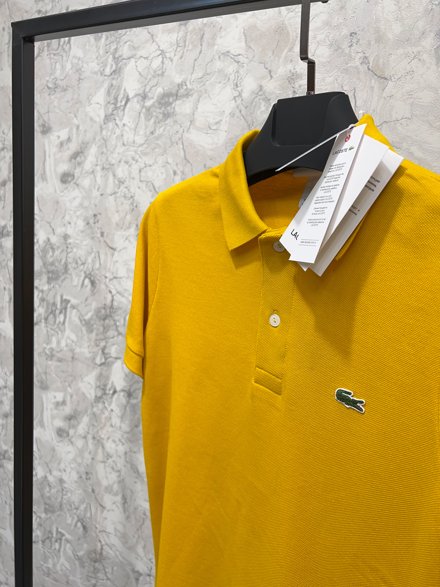Erkek%20Normal%20%20Fit%20Hardal%20%20Polo%20Yaka%20T-shirt%207001YH