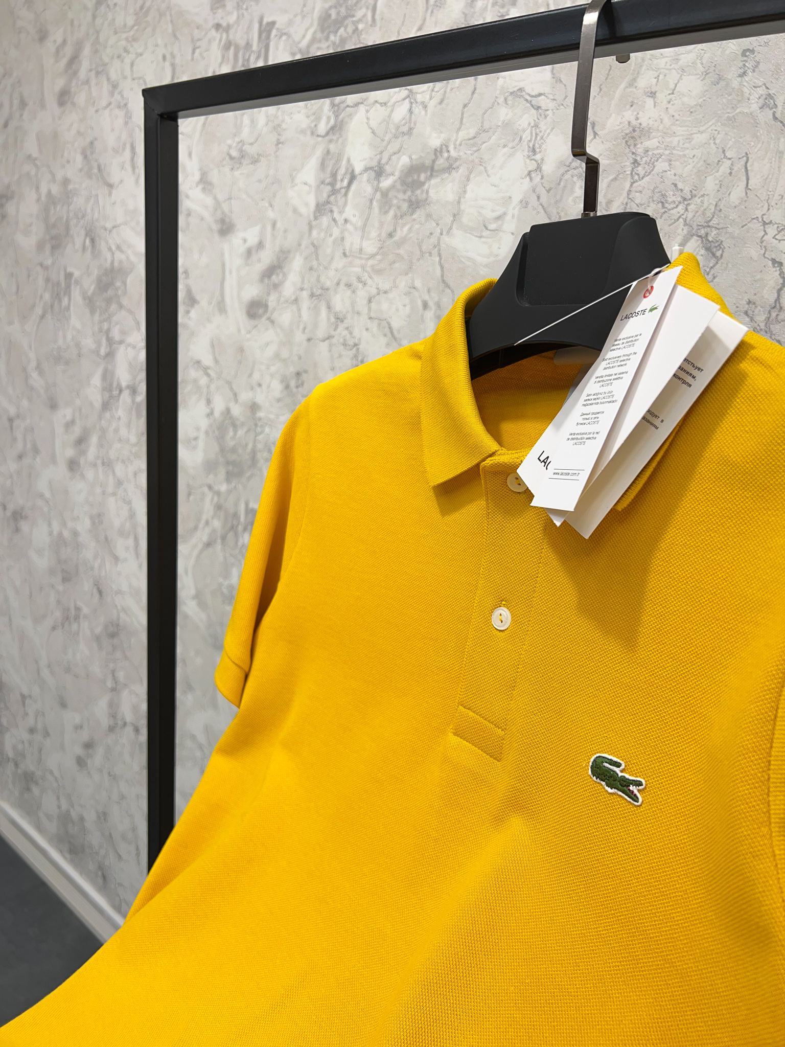 Erkek%20Normal%20%20Fit%20Hardal%20%20Polo%20Yaka%20T-shirt%207001YH