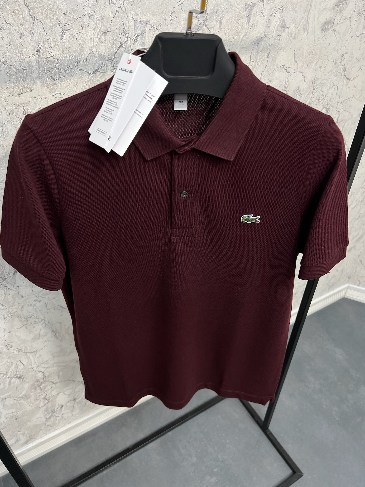 Erkek%20Normal%20%20Fit%20Bordo%20%20Polo%20Yaka%20T-shirt%207001YB