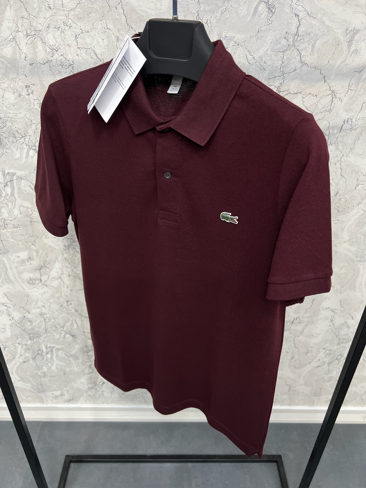 Erkek%20Normal%20%20Fit%20Bordo%20%20Polo%20Yaka%20T-shirt%207001YB