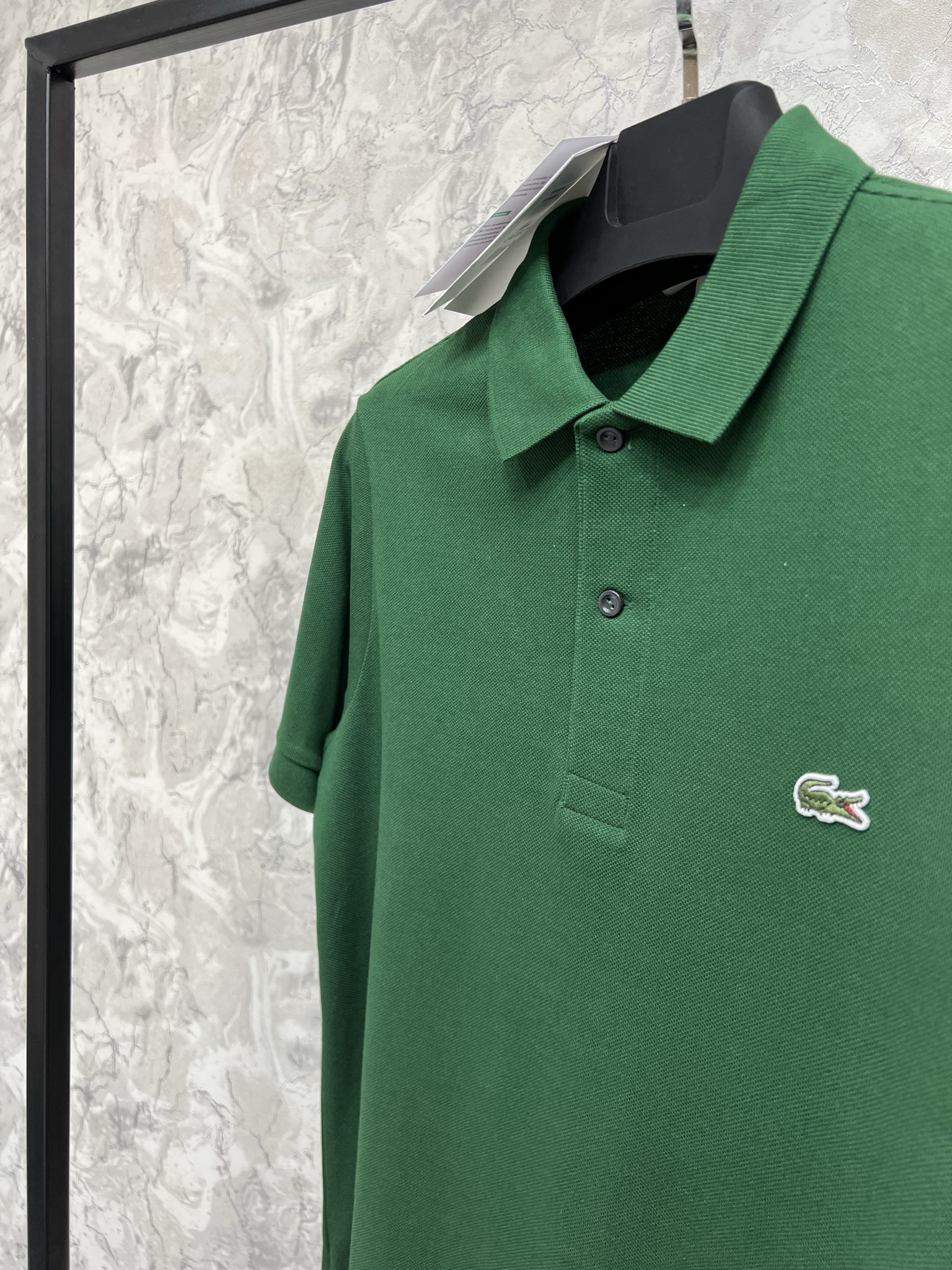 Erkek%20Normal%20%20Fit%20Yeşil%20%20Polo%20Yaka%20T-shirt%207001YY
