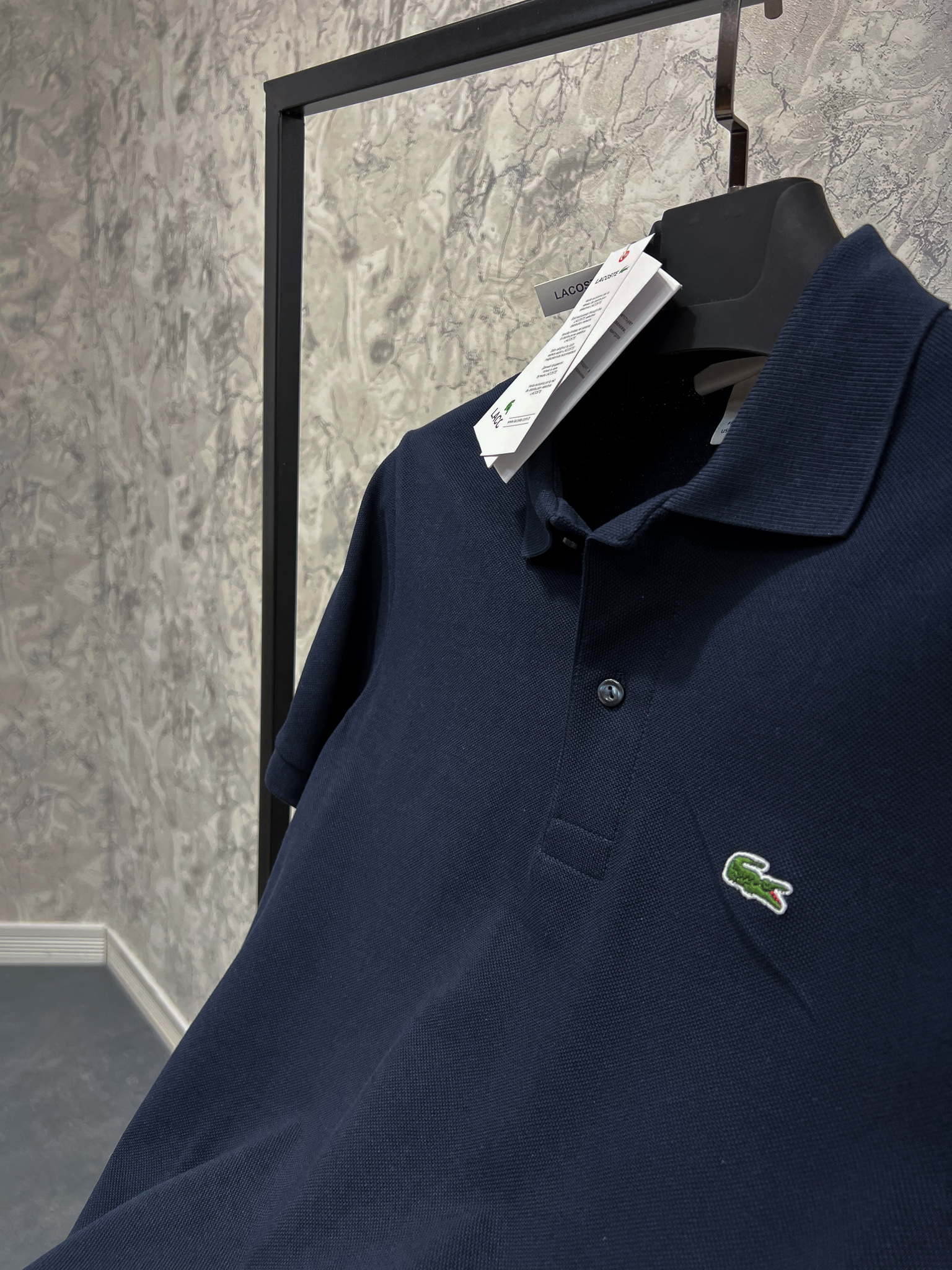 Erkek%20Normal%20%20Fit%20Lacivert%20%20%20Polo%20Yaka%20T-shirt%207001YL