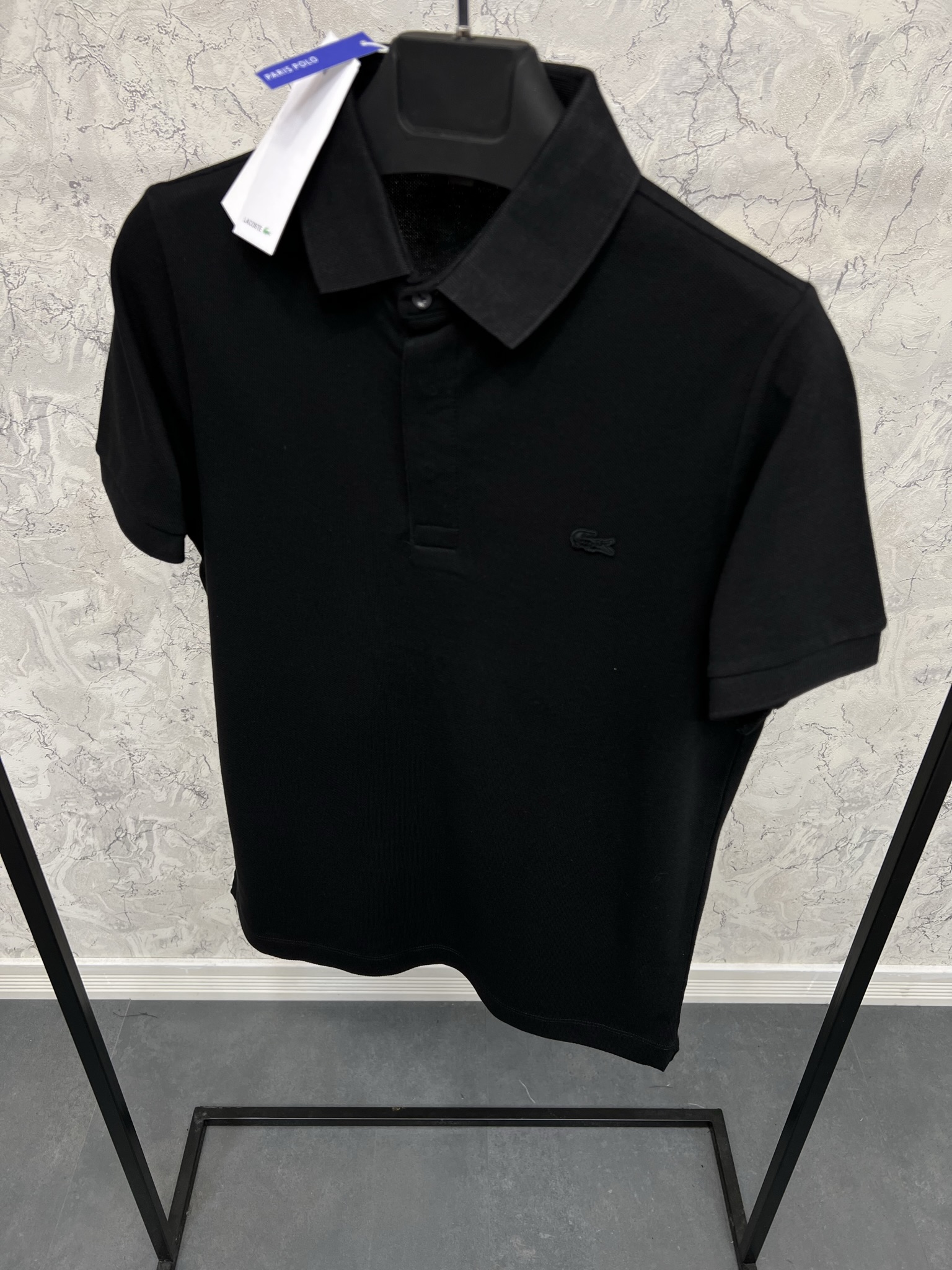 Erkek%20Paris%20Normal%20%20Fit%20Siyah%20Polo%20Yaka%20T-shirt%207025S