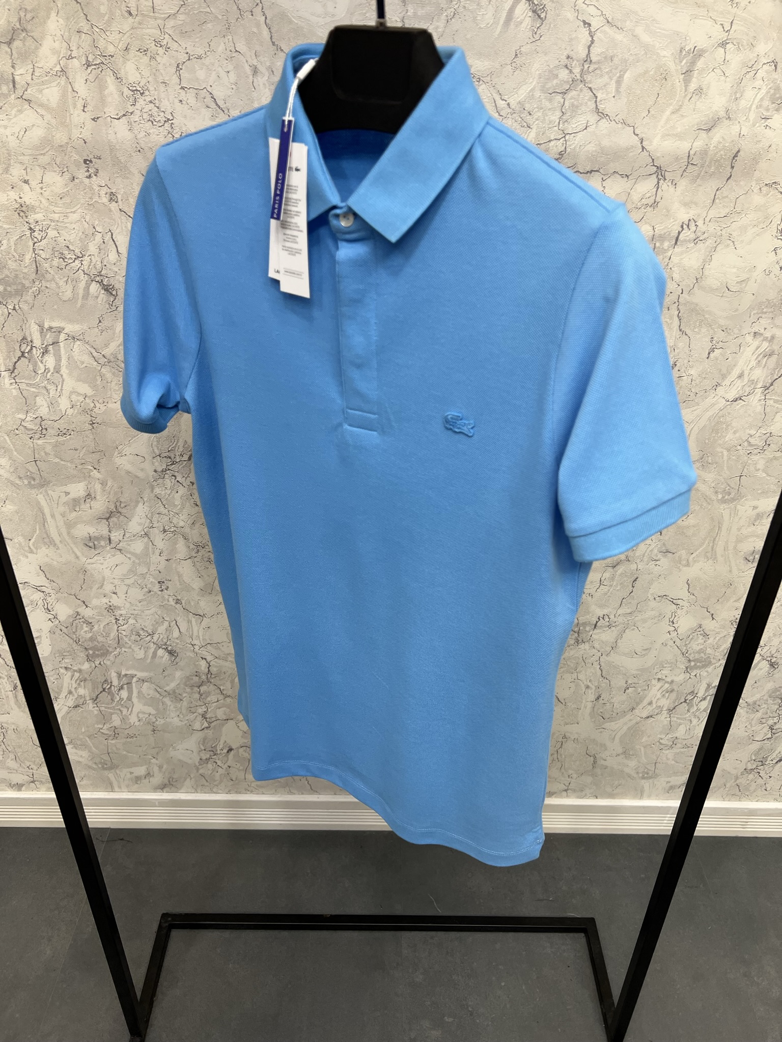 Erkek%20Paris%20Normal%20%20Fit%20Mavi%20Polo%20Yaka%20T-shirt%207025MM