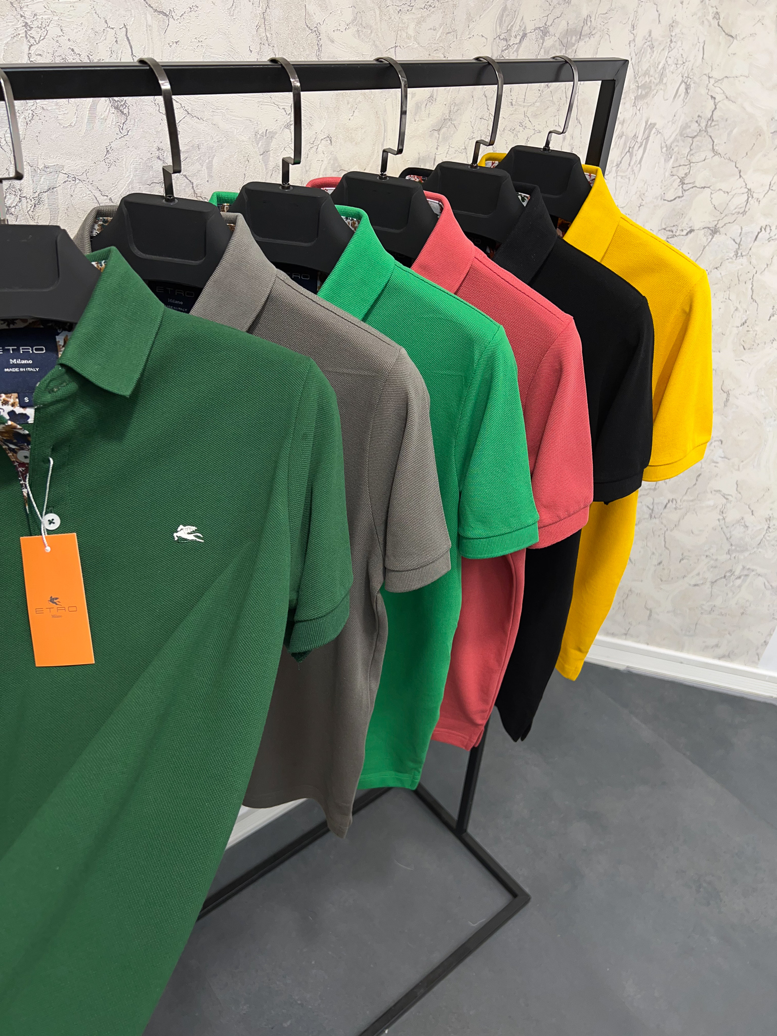 Erkek%20Normal%20%20Fit%20Yeşil%20%20Polo%20Yaka%20T-shirt%207089Y