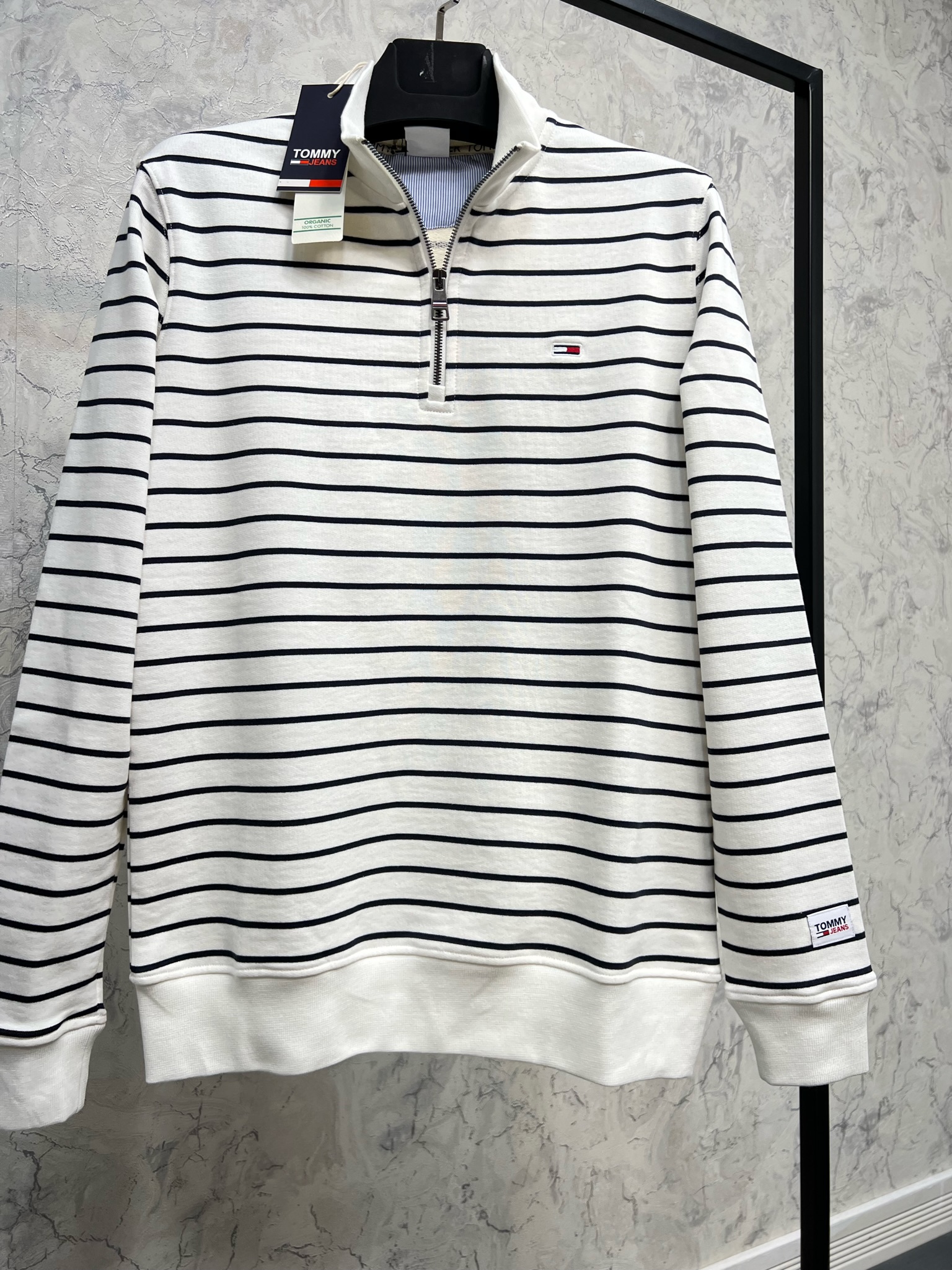 Erkek%20Normal%20Fit%20Yarım%20Fermuarlı%20%20%20Sweatshirt%20%203410B