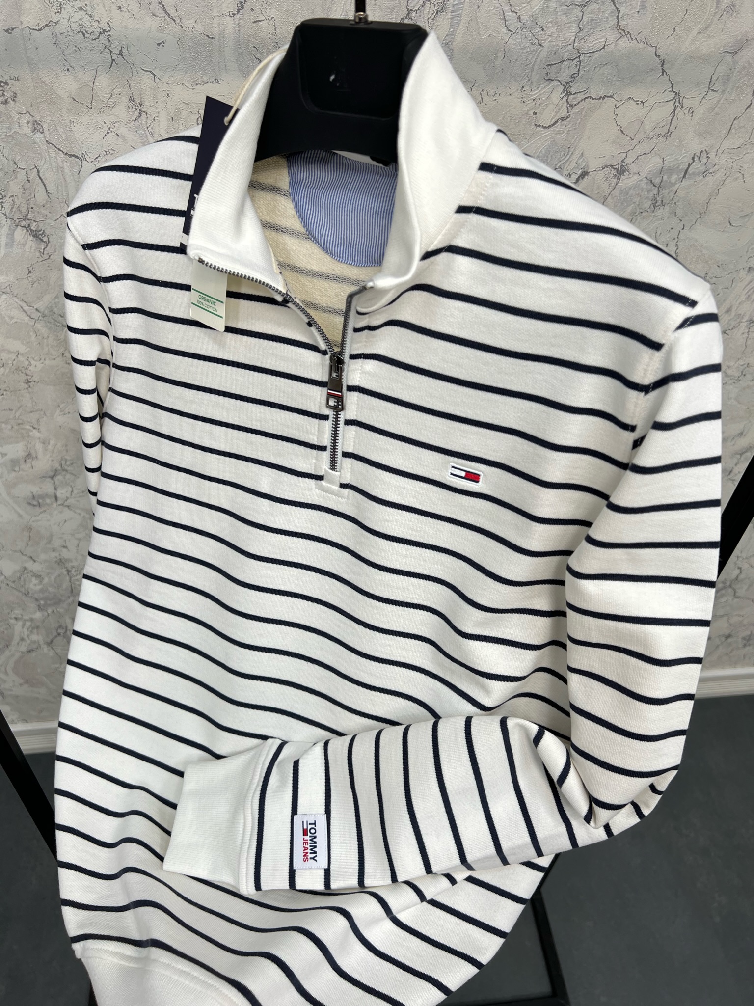 Erkek%20Normal%20Fit%20Yarım%20Fermuarlı%20%20%20Sweatshirt%20%203410B