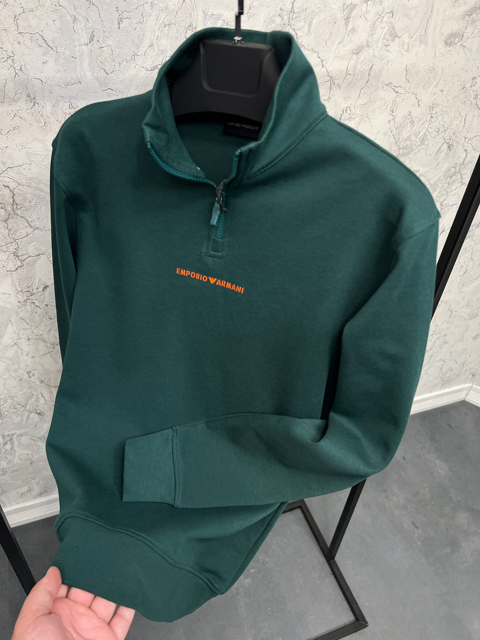 Erkek%20Normal%20%20Fit%20%20Yeşil%20%20Sweatshirt%20%20%2025K038Y