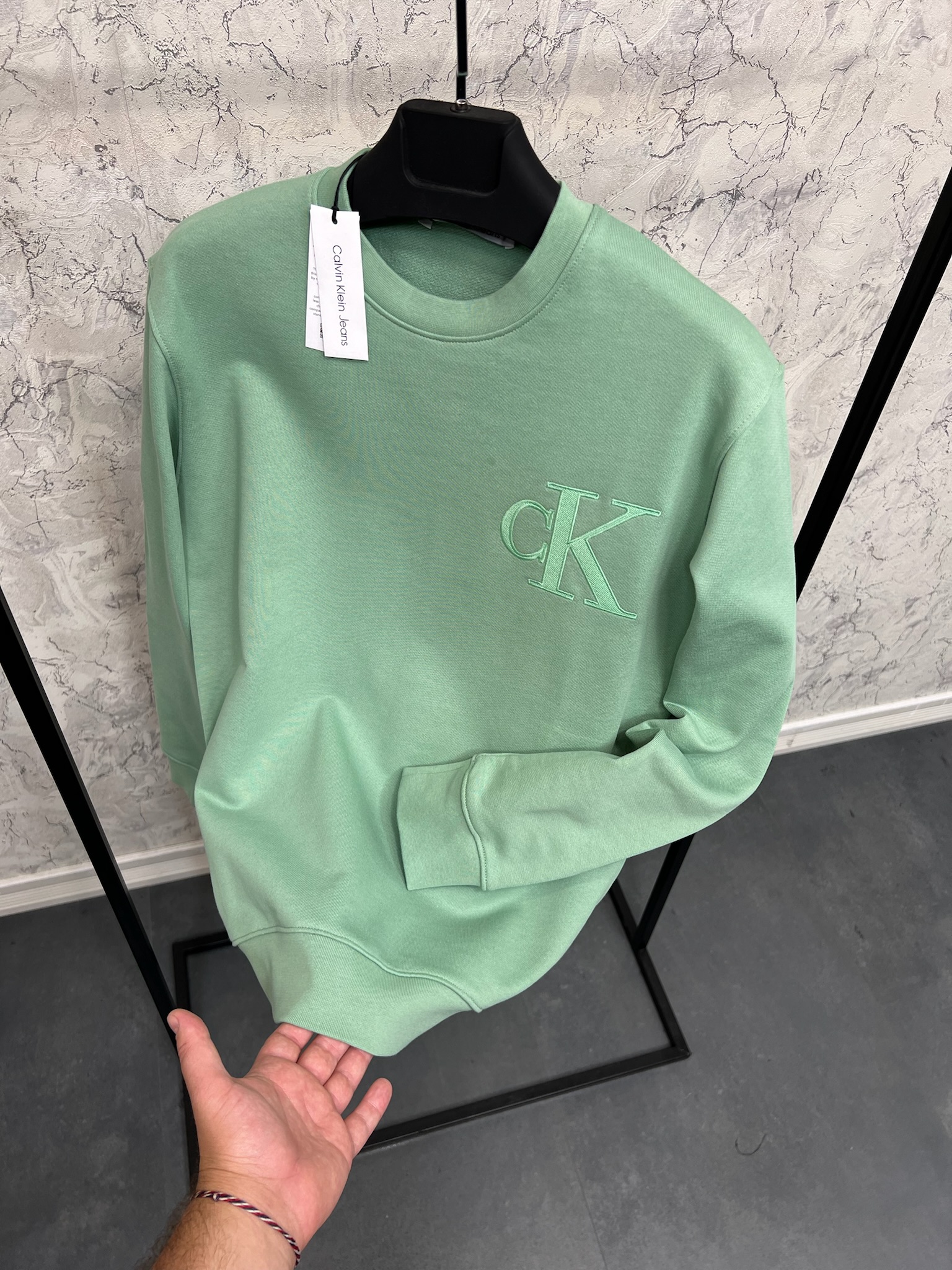 Erkek%20Normal%20%20Fit%20%20Yeşil%20%20Sweatshirt%20%20%2025K040Y