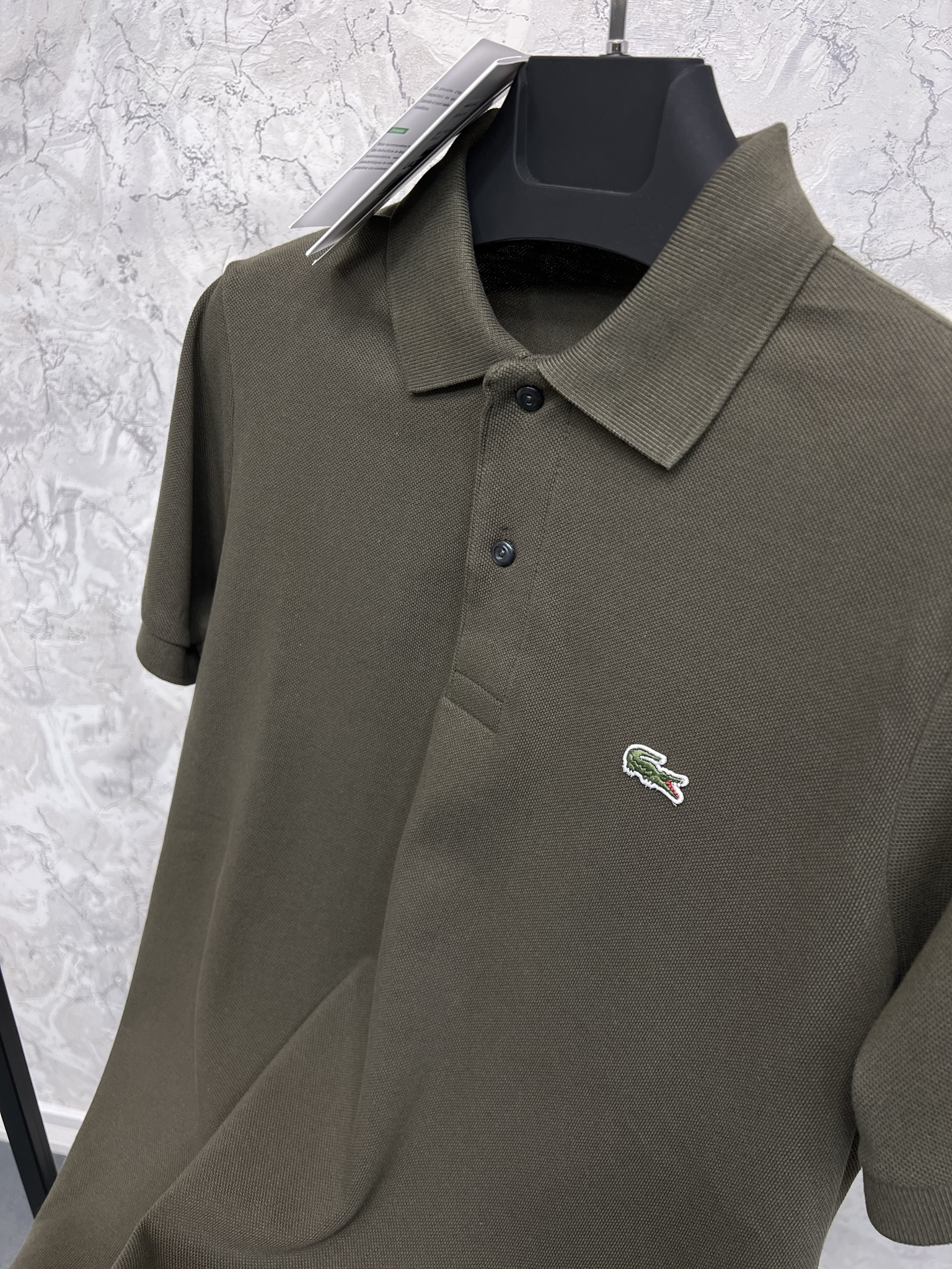 Erkek%20Normal%20%20Fit%20Koyu%20Yeşil%20Polo%20Yaka%20T-shirt%207001K