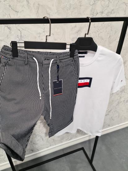 Erkek Slim  Fit  Likralı Siyah   Bermuda  Şort  1128S